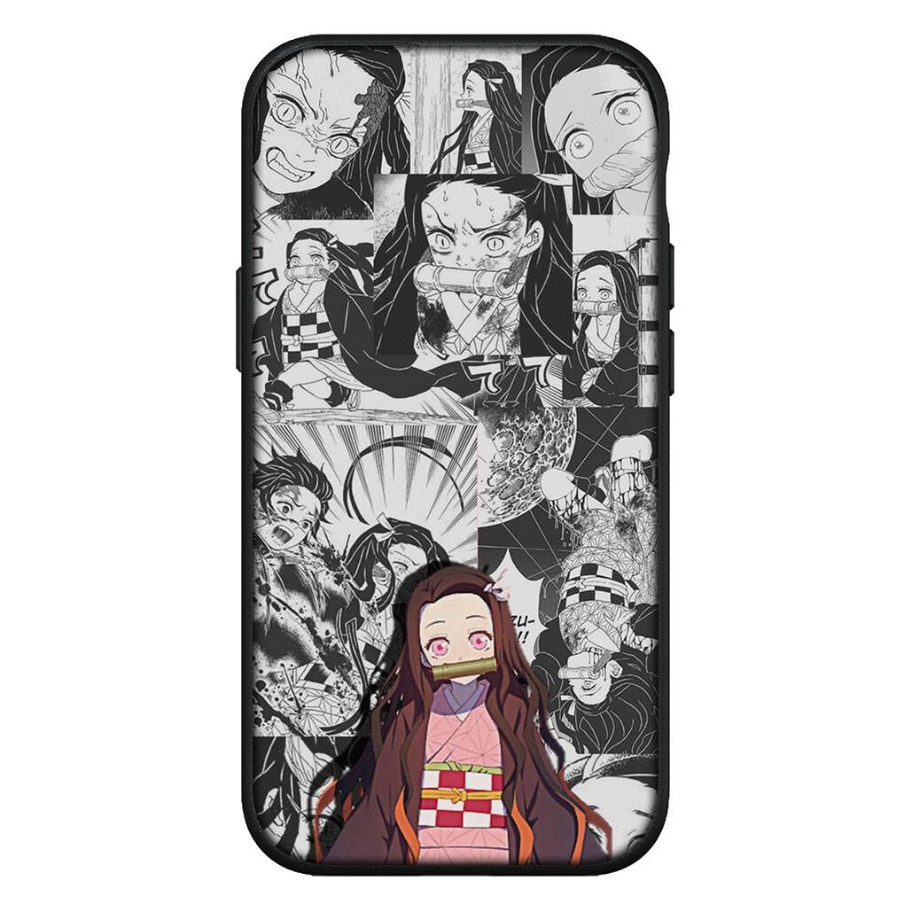 for iPhone 17 16 15 Xiaomi Poco F7 F8 X7 X6 C85 C75 M8 Redmi Note 14 13 12 11 Pro Max 14C 13C A3 A4 Phone Case Demon Slayer Kamado Tanjiro Kokushibo