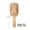 Air Cushion Comb Large Board Bamboo Wood Comb Massage Smooth Hair Anti-static Airbag Comb Care Straight Hair Comb