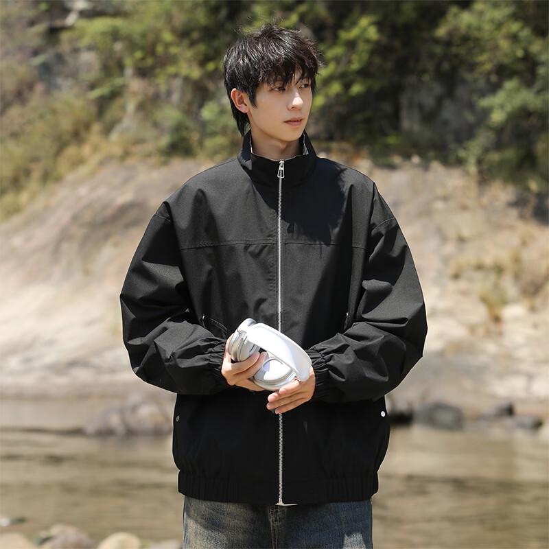 VUUG Men's Casual Stand-Collar Jacket