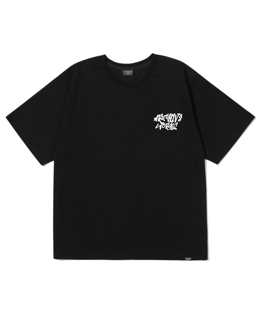 Peideu Pd Spray Short Sleeve T-Shirt Black