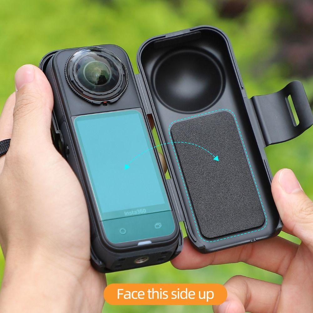 With Rope Lens Screen Protector Case Cover for Insta360 X5/X4 Action Camera Accessories
