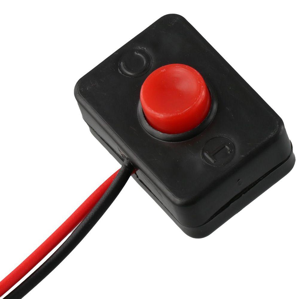 2pcs switch 12V Mini Momentary Switch 24V Car Modification Push Button Surface Mount Easy to Install Switch With Adhesive Car
