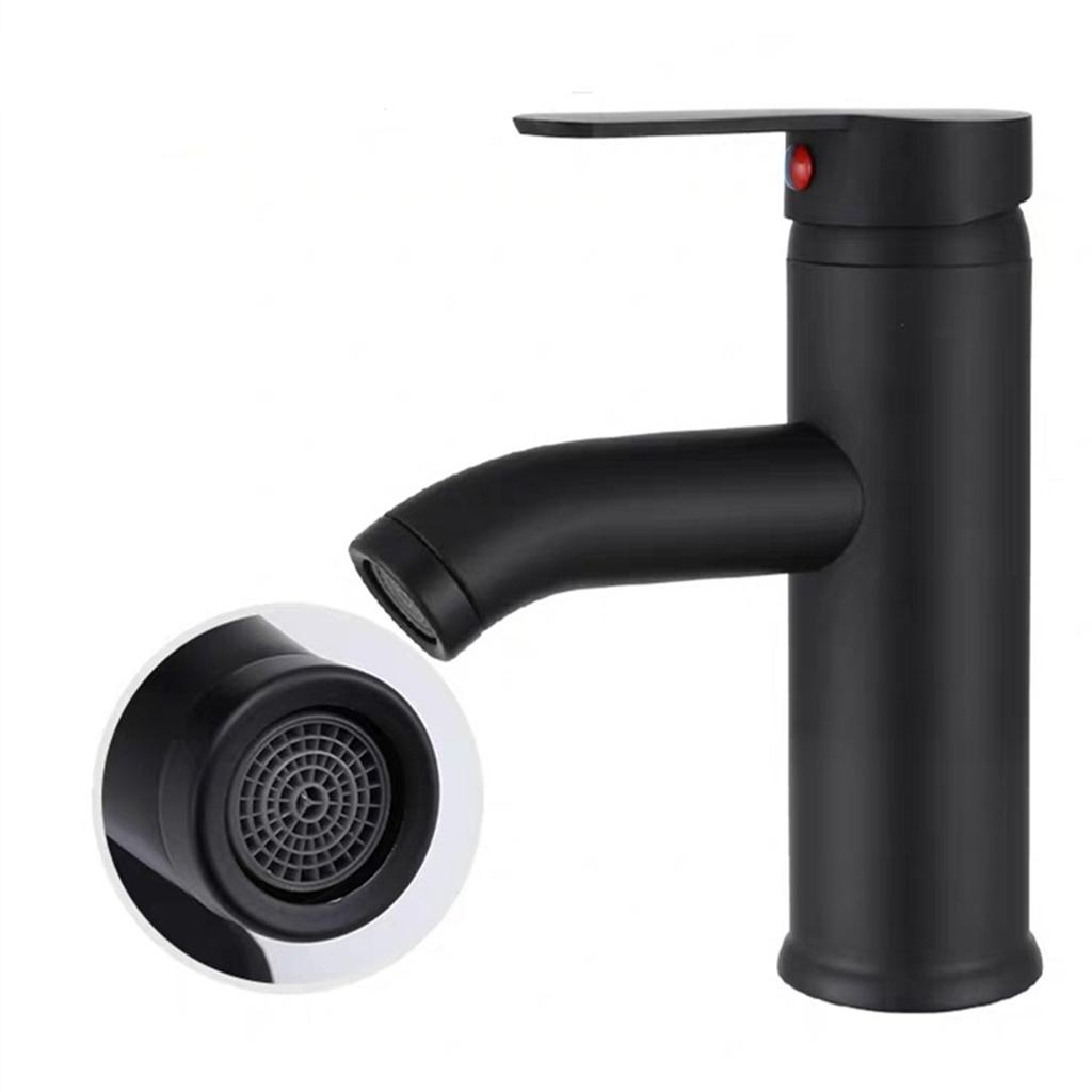 Waterfall Bathroom Sink Taps Single Lever Handle Basin Mixer Tap Hot/Cold Adjustable Washbasin Faucet Stainless Steel