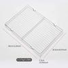 Outdoor Rectangular Grills Cooling Rack Picnic Stove Stand Stainless Steel Grill Cookie Baking Pan Barbecue Cooking Mesh Shelf
