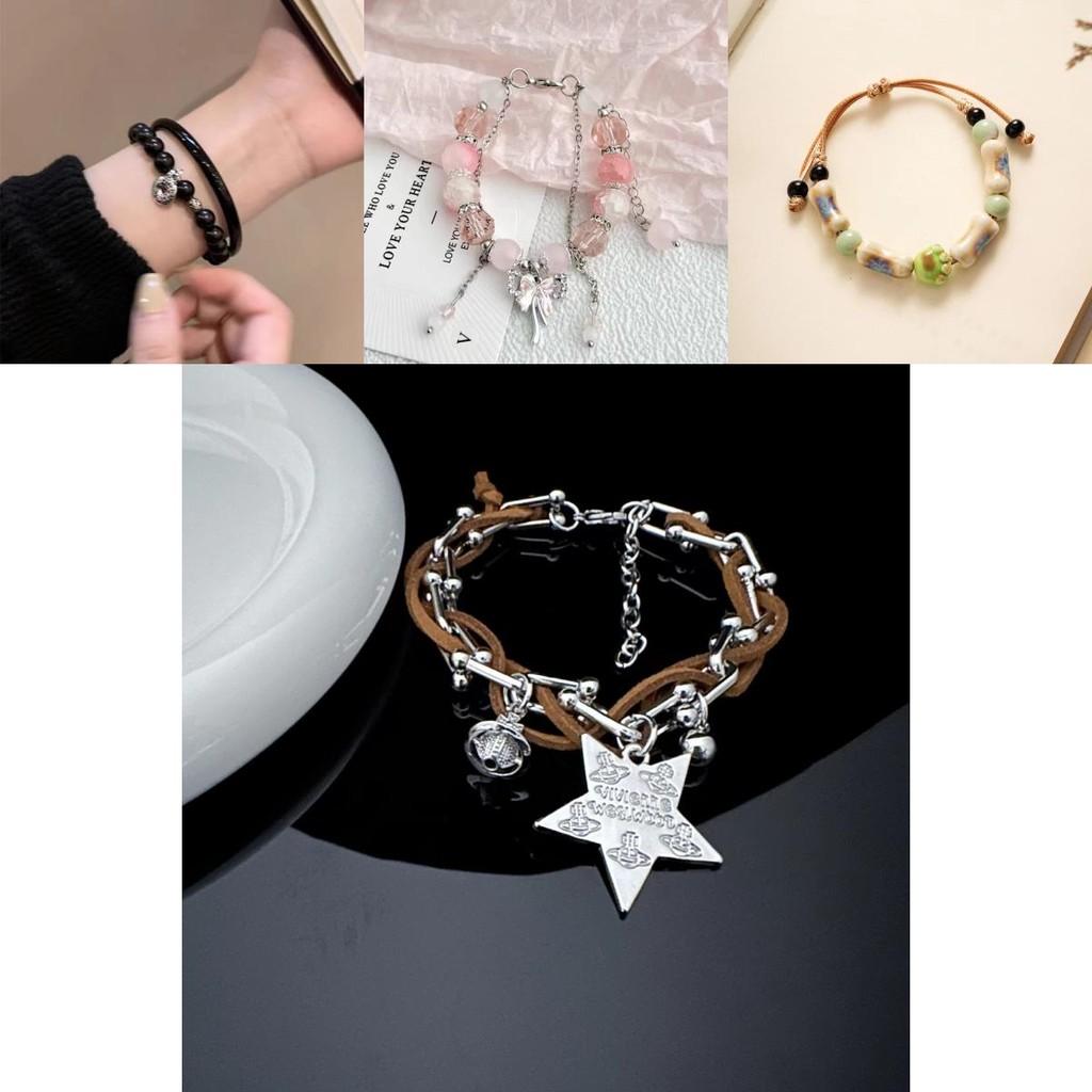 Chinese Luxurious Obsidian Bracelet With Antique Lion Charm Perfect For Gift Giving