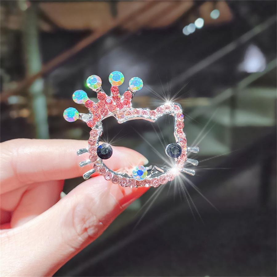 Neue Kinder Diademe Kronen Kleine Kinder Mädchen Strass Kristall Krone Herz Prinzessin Party Accessoires Haarschmuck Ornamente