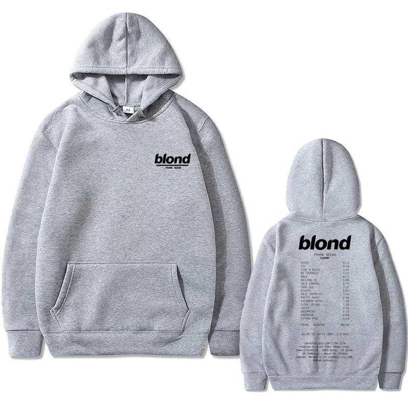 European Size Oversized Hoodie with Gold Rap Pattern