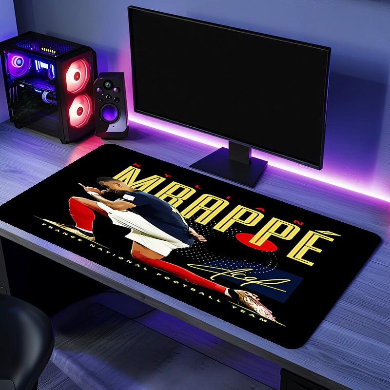 Kylian Mbappé Mouse Pad - Non-Slip Rubber Base, Smooth Surface for Work,Gaming,Office,And Home Use, Desk Mouse Pad