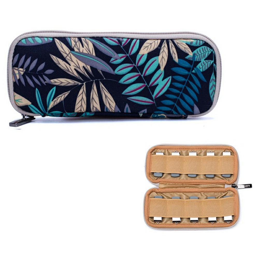 

20 x 9cm USB Flash Drive Storage Pouch 10-Grid U-Disk Zipper Bag A