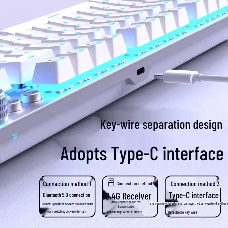 AULA F3001 Tri-Mode Hot-Swappable Mechanical Keyboard