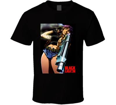 Black Lagoon Anime Série TV Affiche Cool T-shirt Fan Hommes Femmes T-shirts Haut