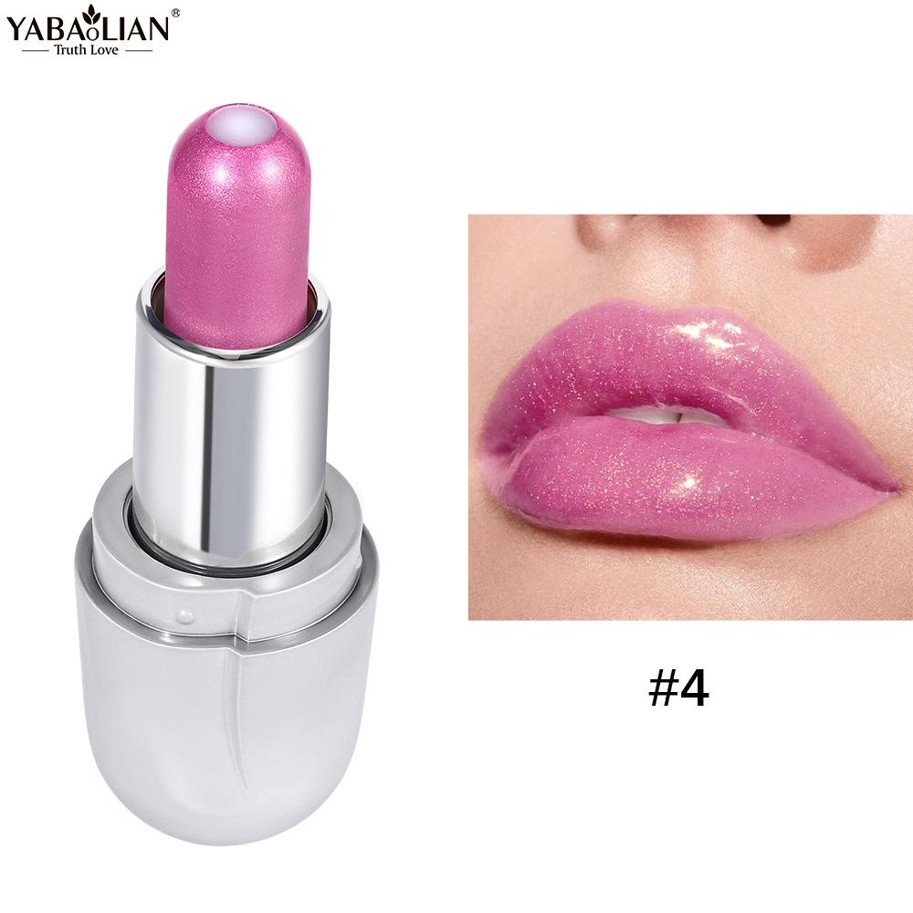 Gelee-Lippenstift, langlebiger, antihaftbeschichteter Cup-Lippenstift, glänzender, lichtechter, fluoreszierender Sandwich-Lippenstift