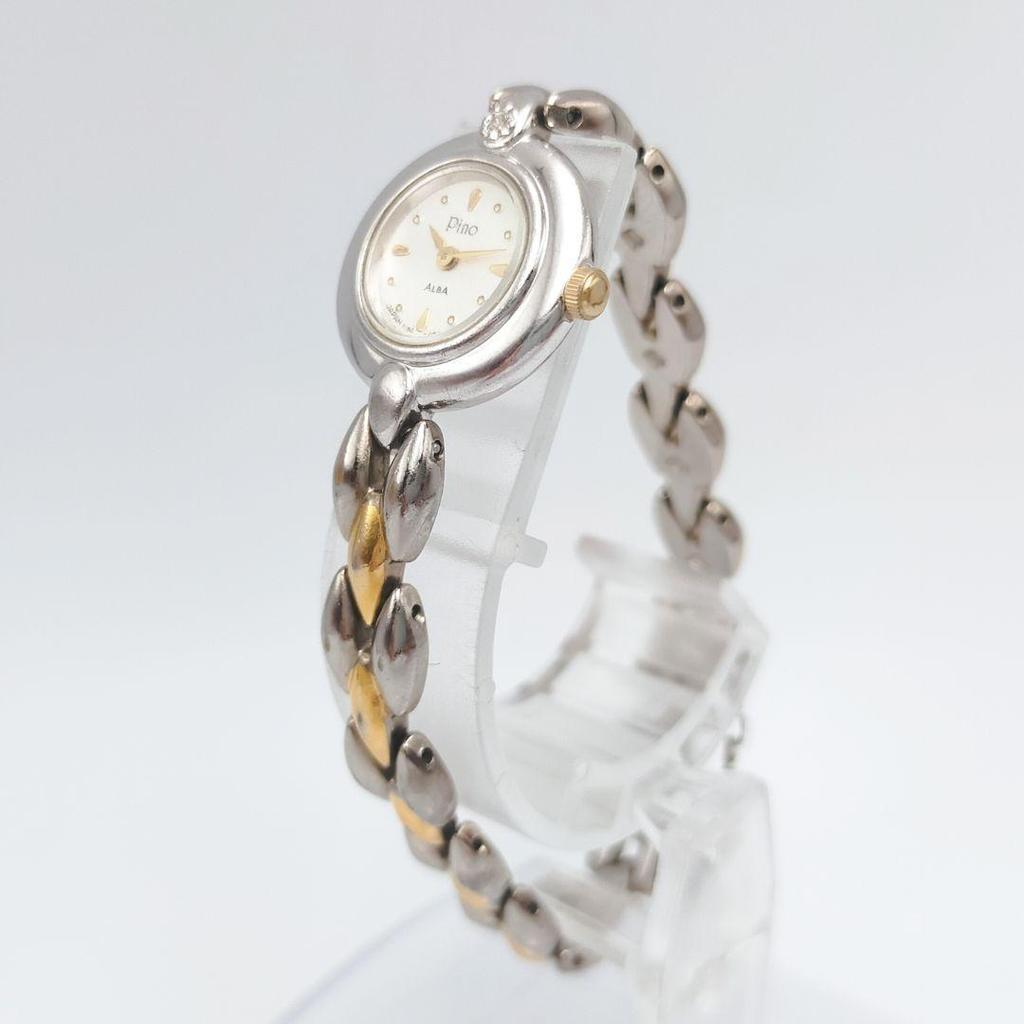 SEIKO new ALBA Pino Retro Watch [Working condition, battery] Women's