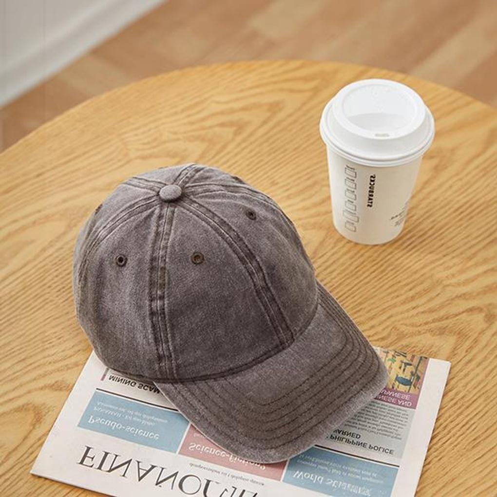 Unisex 11-color Daily Plain Washed Ball Cap CAP14