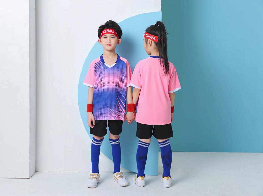 Men'S And Women'S Suit Trendy Training Team Uniform Kids Adult Team Competition Summer Sports Short Sleeve Soccer Jersey Fb05