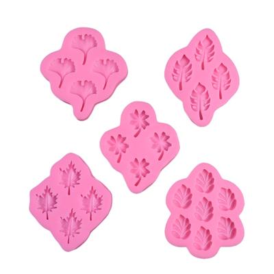 Foglia Fagiolino Torta Zucchero Torta Stampo Fondente Torta Stampo in Silicone Alimentare Strumenti di Cottura Stampo Cioccolato Fondente
