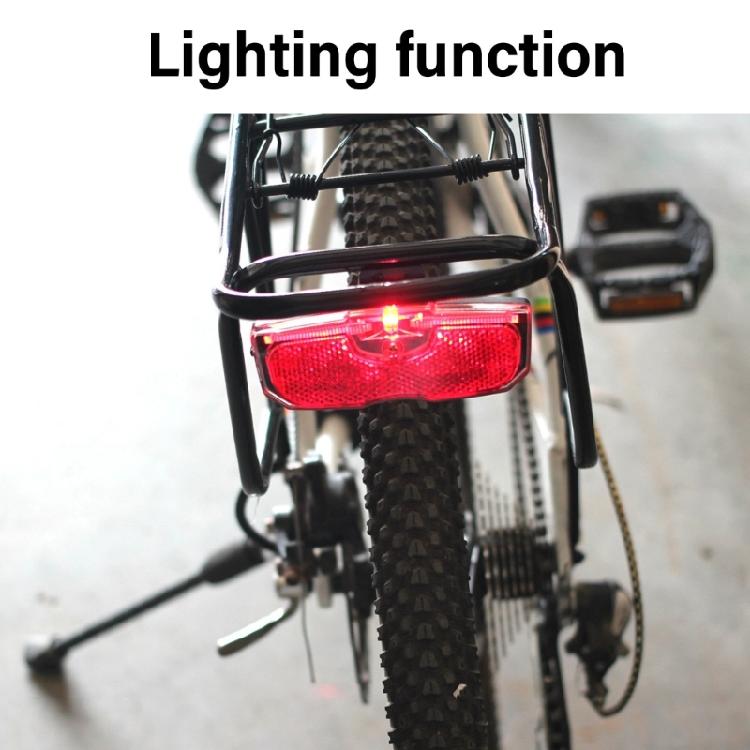 Bicycles Rear Reflector Tail Light Waterproof Bicycles Rear Seats Reflective Taillight Luggage Rack Mounted Bike Light