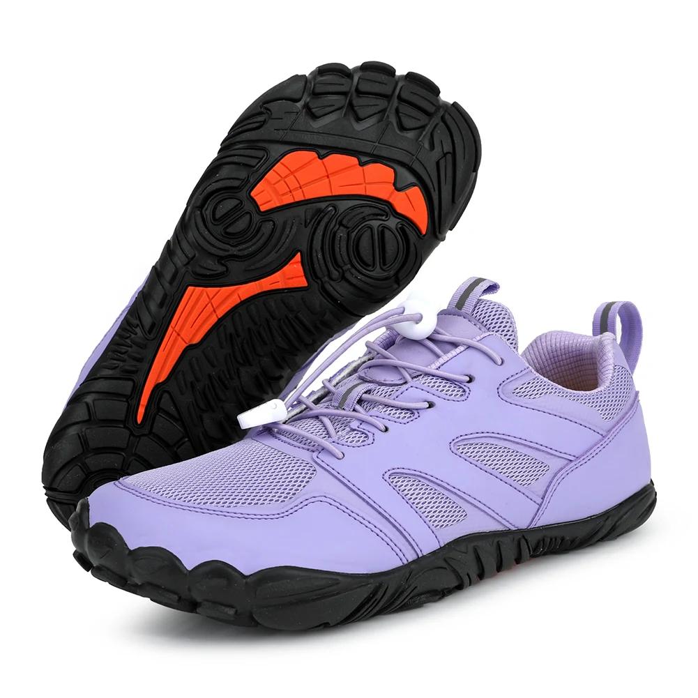 1 Pair Summer Wading Hiking Shoes for Men Women Outdoor Trail Running Sneakers Breathable Sports Trekking Beach Barefoot Shoes