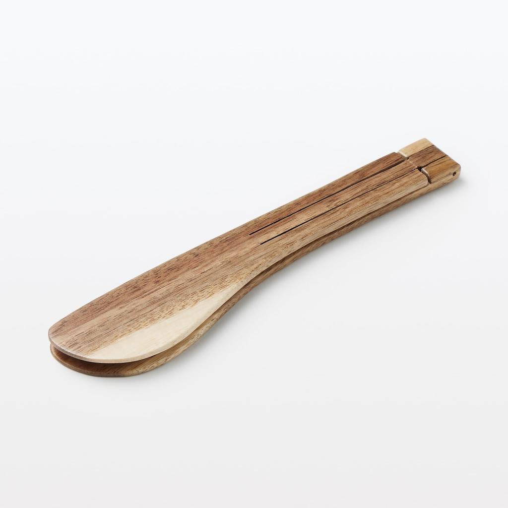 MUJI Acacia Foldable Tongs MC101A4S