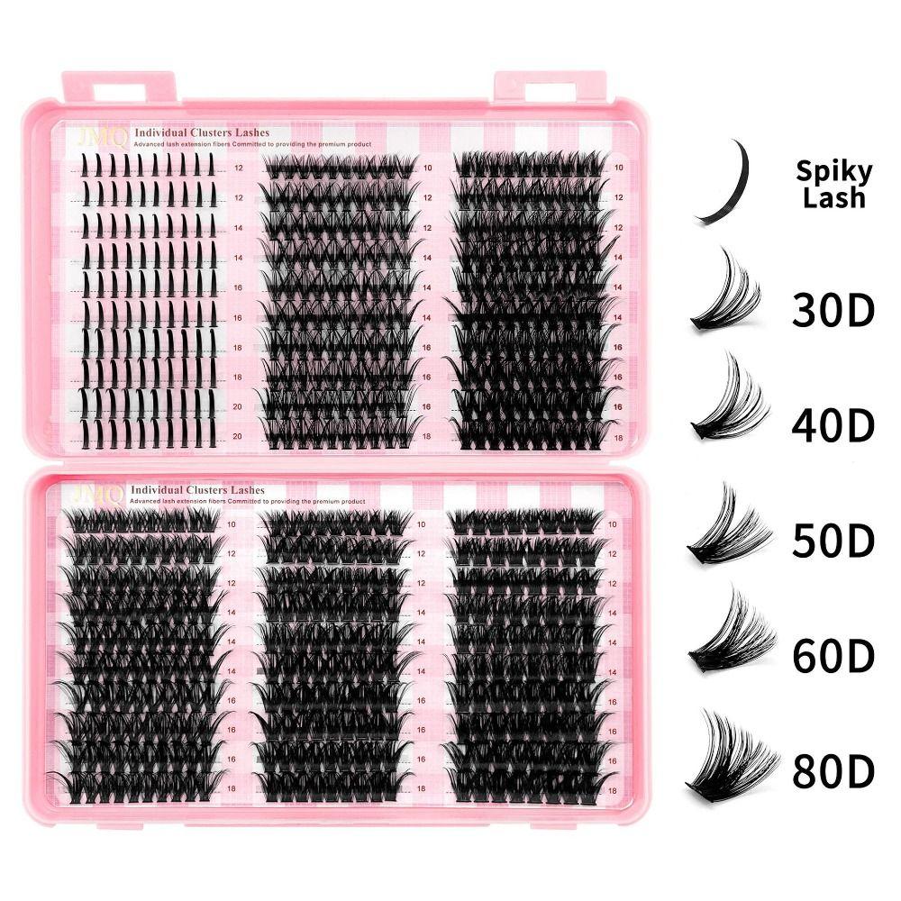 3D Volume False Eyelashes 9-16mm Length DIY Lash Extension Kit 3D Faux Mink Lash Personal Care