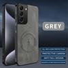 Samsung S22, S22Plus, S22 Ultra Nappa Leather Texture Case with Full Lens Coverage & Drop Protection, Magnetic Suction