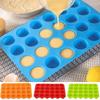 2Pcs Cake Molds Non-stick Silicone Muffin Pan - BPA Free, 24 Cupcake Tray, Safe and Versatile Cake Molds for Easy Release, Dishwasher Safe