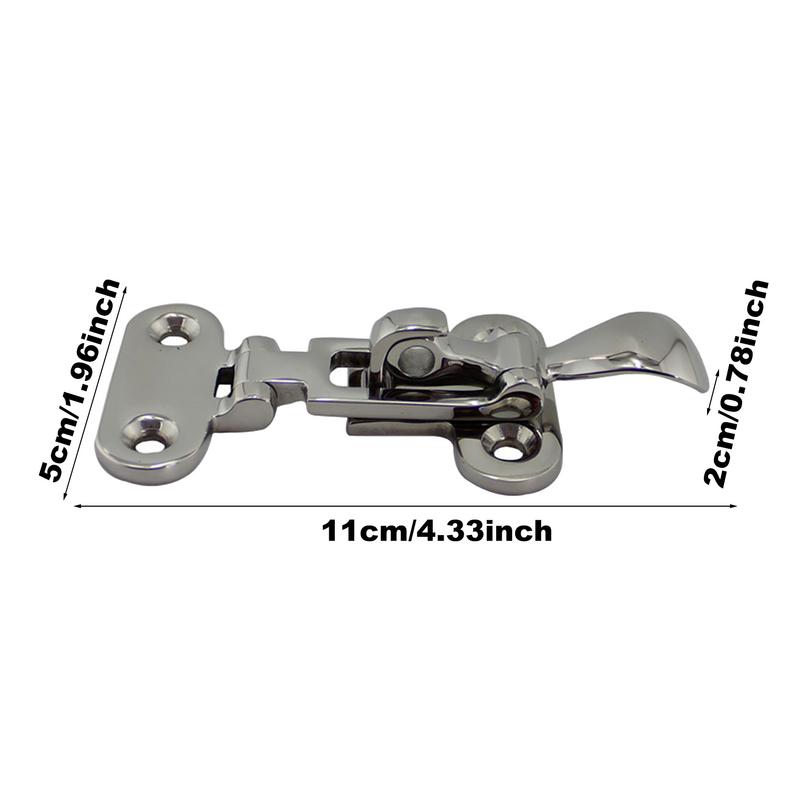 Stainless Steel Marine Latch 316 Stainless Steel Lockable Toggle Clamp Latch Hold Down Clamp Latch Marine Hatch Locker Hardware