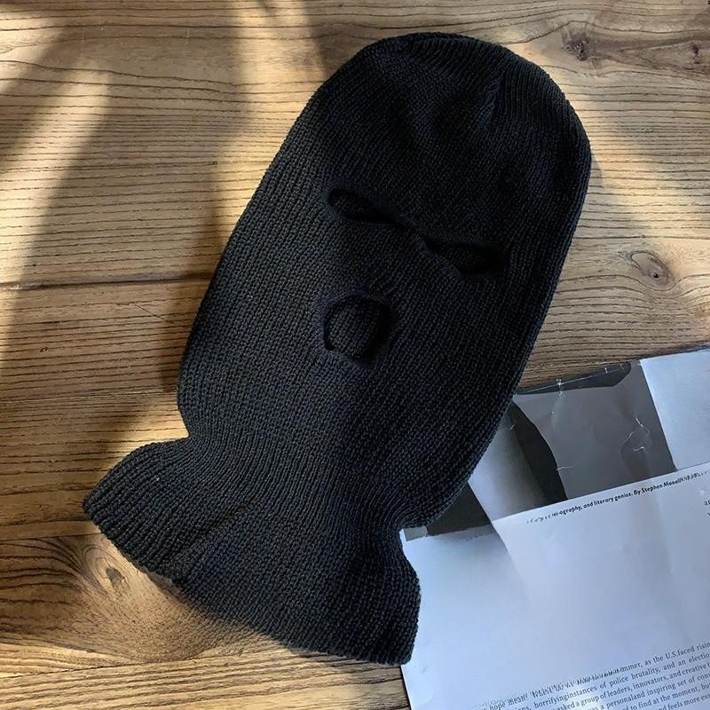 

Knitted Beanie Hat For Men And Women Warm Winter Casual Streetwear Perfect For Fall Season Black