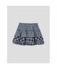 8seconds Frill Check Mini Skirt Navy
