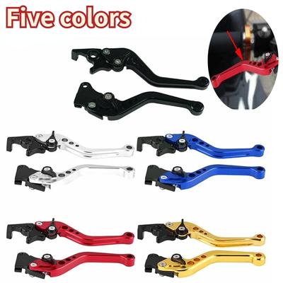 Universal Motorcycle Brake Handle Drum Levers Motorcycle Accessories Modified Horn Adjustable Hand  Brake Lever Handle