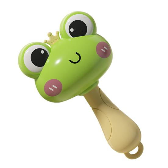 

Rattle Baby Toy with Ergonomic Handle Infant Sensory Toy Soft Food-Grade Baby Rattle Baby Hand-eye Coordination Toy C