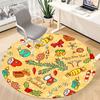 1pc Christmas Decorations Chair Carpet for Office Non Slip, Machine Washable Rug for Office, Room Holiday Decor for Christmas, Birthday Polyester