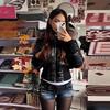 Womens Zip-up Detachable Sleeve Hooded Cotton Coat With Fur Trim Waist Fitted Street Style Short Puffer Jacket