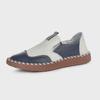 Men's Genuine Leather Slip-On Loafers: Soft-Soled, Non-Slip Driving Shoes for Spring & Autumn.