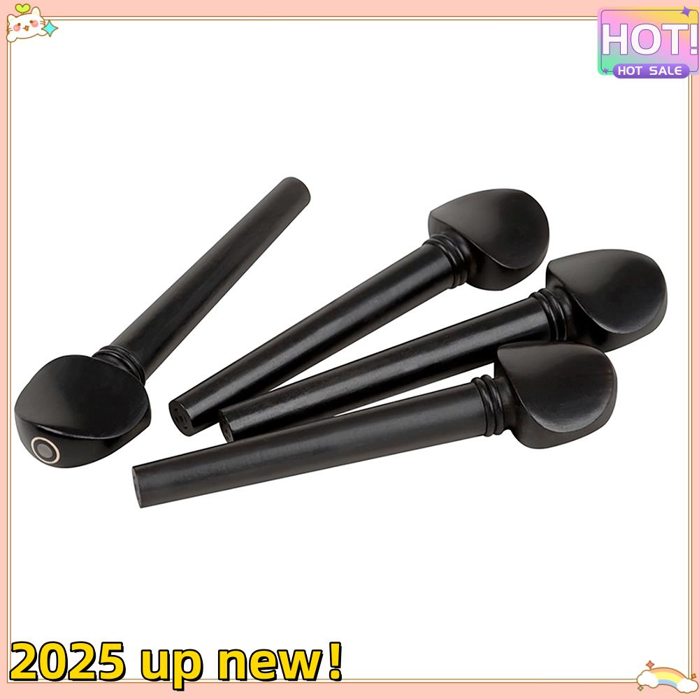 Classy-12Pcs Ebony Tuning Pegs Shaft OUD Tuning Pegs Endpin Set Adjusted Tone Replace OUD Accessories чёрный