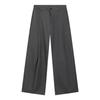 pleated A-word casual wide-leg drape loose trousers commuter straight trousers men