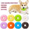 Pet Latex Donut Ring: Multi-color Sound Toy for Small Dogs