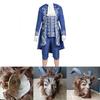 Exquisite Beauty And The Beast Costume Adult Cosplay Prince Adam Clothes Set For Halloween Parties