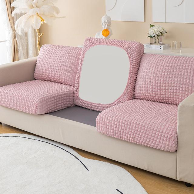 Bubbles Pattern Sofa Seat Cushion Cover For Living Room Stretch Couch Cover Furniture Protector Corner L -Shape