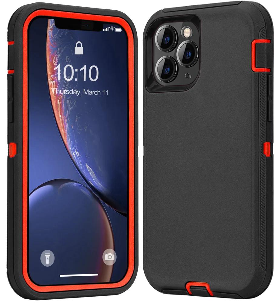 

3IN1 Hybrid Heavy Duty Armor Phone Cover Застібка для пояса для IPhone 16 Pro Max 15 14 12 11 13 X XS XR 6 7 8 Plus Otter Case Box Military Hard Cover for iPhone XS Max