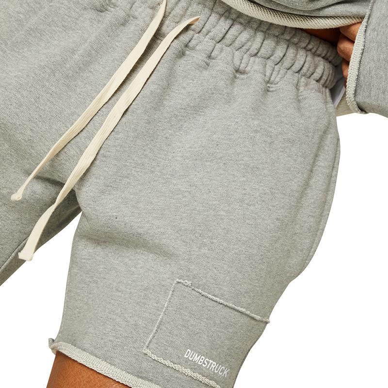 

Trendy Muscle Fitness Men s Sports Pullover & Shorts Set Large