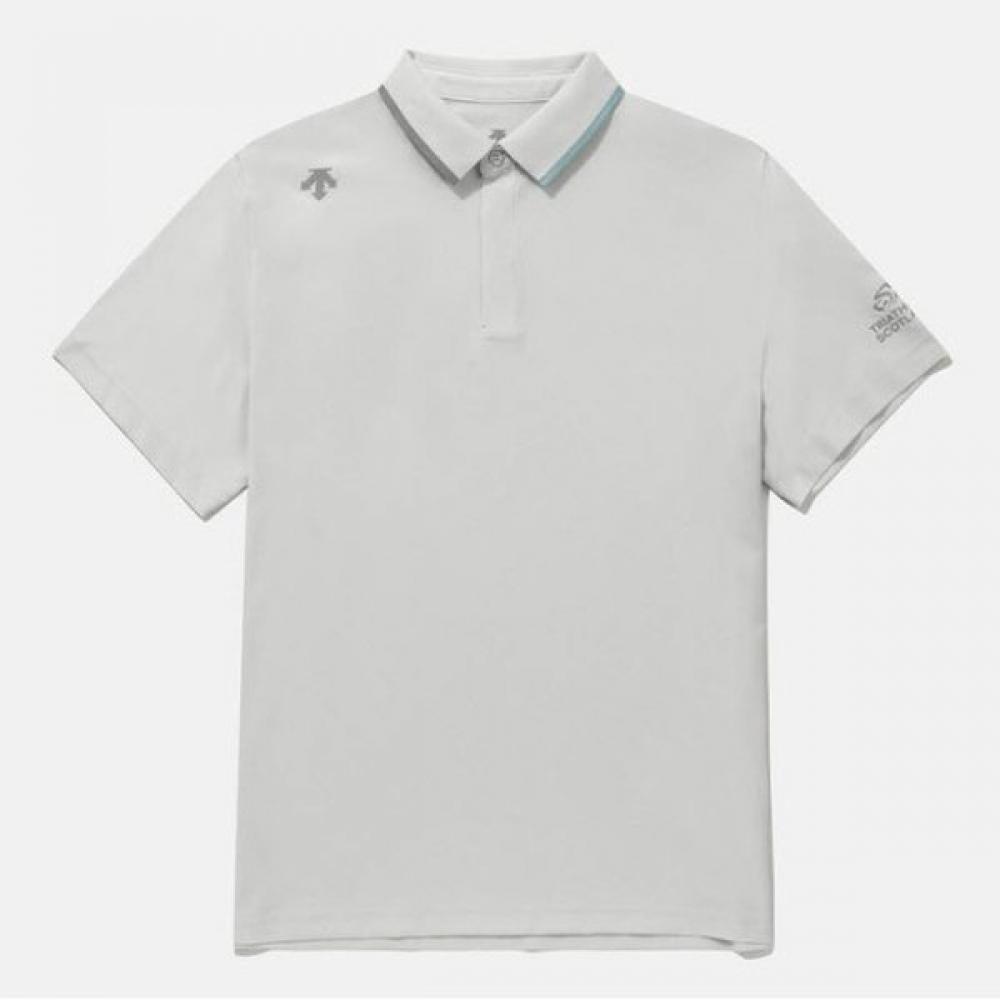 

Футболка с коротким рукавом DescenTe Cqk Sq221ips42 Gry Sco Polo Футболка серая 100