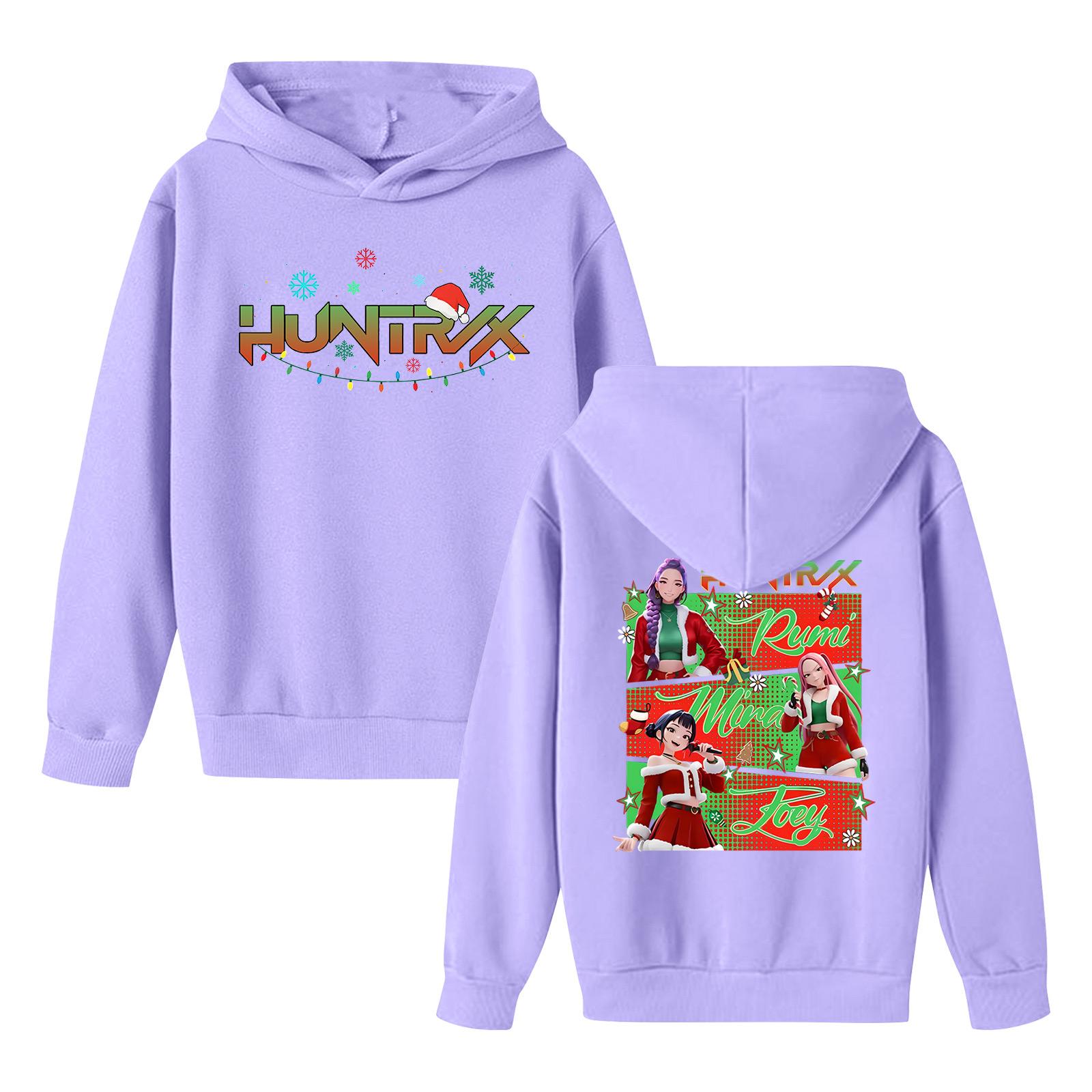 

Детский пуловер с длинным рукавом, свободного кроя, с принтом букв, капюшоном на шнурке 140 фиолетовый