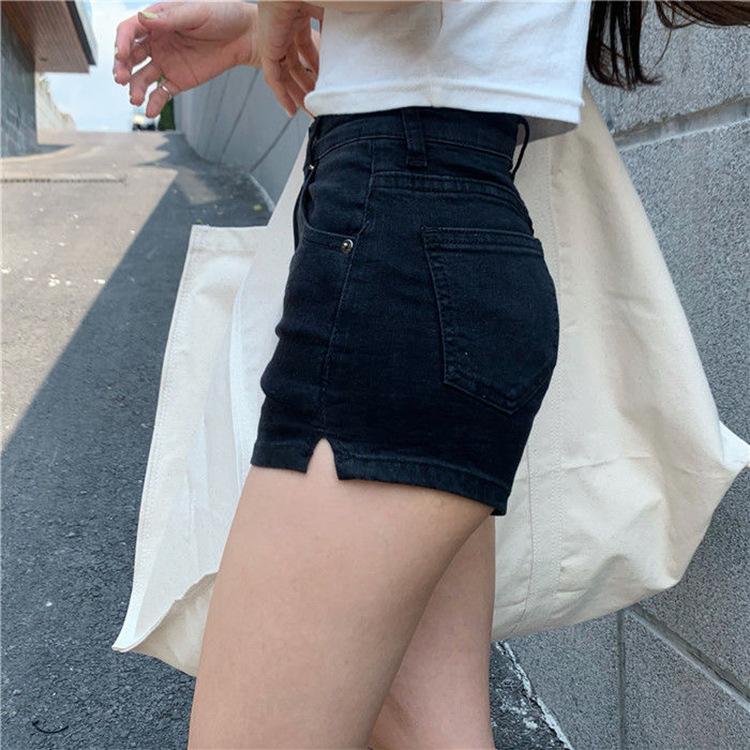 Women's High Waist Denim Shorts 2025 - Summer Stretchy Butt Lifting Hot Pants, Sexy Slimming Short Jeans