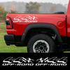 2PCS 4X4 OFF-ROAD Car Truck Trunk Stickers Vinyl Decals For RAM 1500 Auto Body Styling Modified Decoration Stickers Accessories