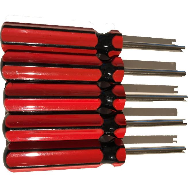 5 Pcs 6523339 Valve Core Removal Tool Automotive Car Motorcycle Truck Bike Screwdriver Valve Stem Core Remover Tire Repair Tall Tool
