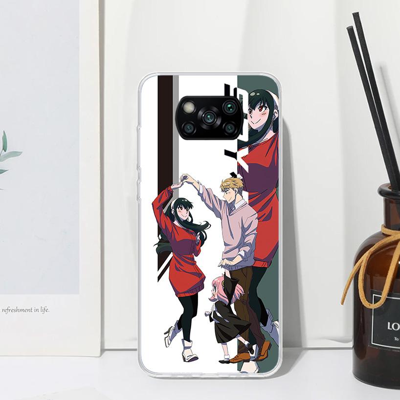 Anime Spy Family Anya Phone Case For Xiaomi Poco X7 X6 X5 M7 M8 Pro F7 Ultra Redmi 15C 15 13C 13 12C 12 10 10C 10A Art Fundas Po