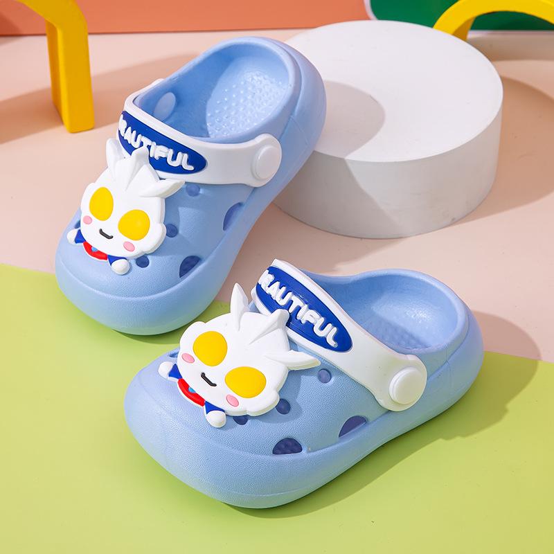 

New boys clogs, children s sandals, cute cartoon soft-soled slippers, non-slip breathable baby outdoor beach shoes 21/22【Inner Length13cm
