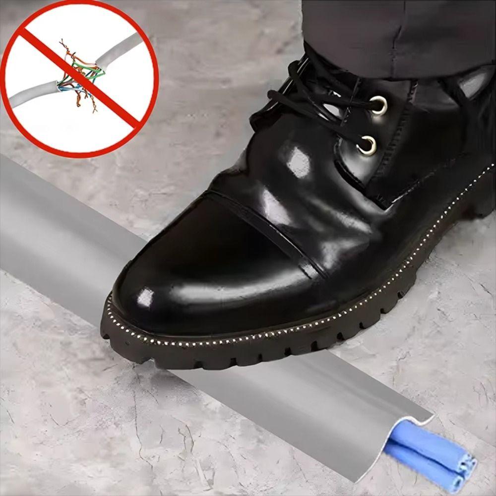 Cable Concealer Soft Rubber Trunking Soft PVC Wire Self-adhesive Wall Cord Cover Sleeve  Cords