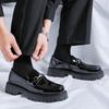 Men's Round Toe Patent Leather Shoes for Business, Formal, and Wedding.
